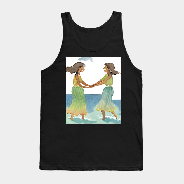 Fall in love in the abc islands Tank Top by seahorse crossing